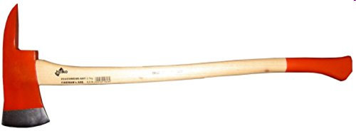 Ascia da vigile del fuoco, 90 cm, 2,7 kg, con manico in noce americano, prodotto tedesco