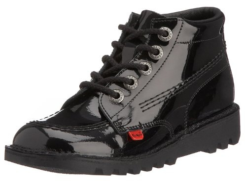 Kickers Kick Hi Youth Core Black Patent-EU 37