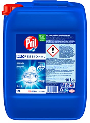Pril Professionals Original Geschirrspülmittel 10l Vorratspack mit Fettweg Formel