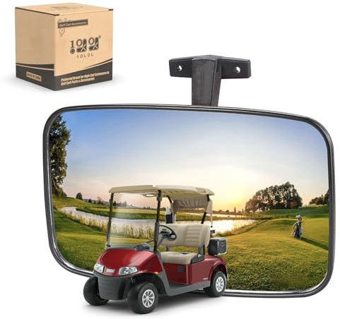 10L0L Golf Cart Rear View Mirror for Yamaha, EZGO, Club Car