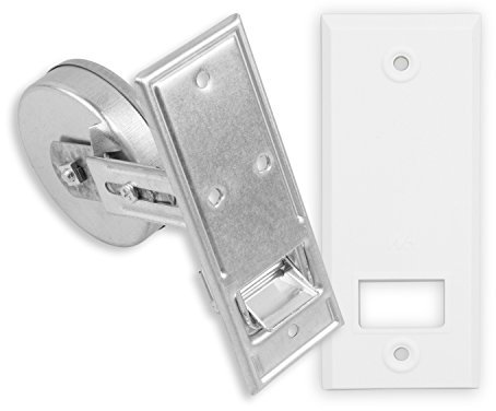 DIWARO® Gurtwickler | Lochabstand 105 mm | verstellbar | für 5 m Gurt | weiß