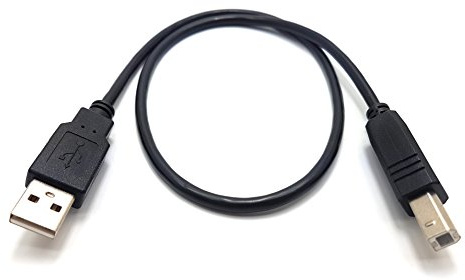 MainCore 50cm USB Printer Cable – High-Speed USB A to USB B Lead for Printer, Scanner, Fax & USB-B Devices, Compatible with All Brands (0.5m)