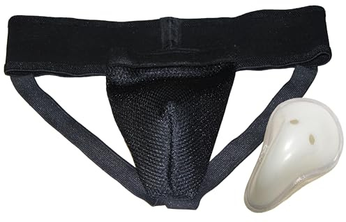 Lisaro djupskydd Black Gr. S M L XL djupskydd män män män män skydd skydd skydd skydd underlagsskydd Suspensorium Mesh Microsoft (M)