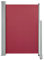 vidaXL Seitenmarkise Ausziehbar Sonnenschutz Sichtschutz Windschutz Seitenrollo Markise Seitenwandmarkise Balkon Garten Terrasse 120x300cm Rot