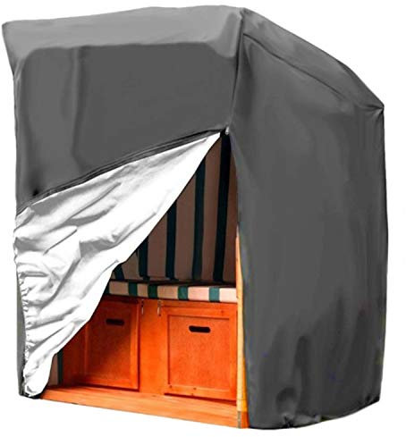 Telo di copertura per dondolo Hollywood, 2 posti, copertura per poltrona da spiaggia, impermeabile, 210D, Oxford, 160 x 125 x 170 cm