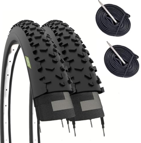 2 Cubiertas de 27,5 x 2,25 (57-584) + cámaras de Aire neumáticos para MTB de 27 Bicicletas Bicicletas de montaña
