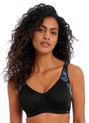 Freya Women's Sonic Active Underwire Molded Sports Bra, Opaque, Galactic, 30GG US