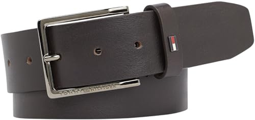 Tommy Hilfiger OLIVER 4.0 EXT Gürtel Herren, Braun (Testa Di Moro), 80