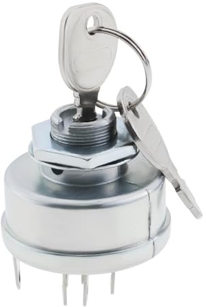 Create idea 1 Jeu de Commutateurs d'allumage de Tondeuse à Gazon à 6 Broches avec 2 Clés Compatible avec Briggs & Stratton Compatible avec Hayter Heritage OE 92377 092377MA MU092377 MU092377MA