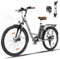 HITWAY Elektrofahrrad Damen 28 Zoll, E-Fahrrad Pedelec, Städtisches Pendler E-Bikes, 36V/13Ah Abnehmbarer Akku, 25km/h Höchstgeschwindigkeit, 7-Gang-Getriebe, City Ebike Bis Zu 35-90km