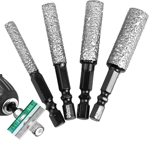 Corona Di Perforazione Per Piastrelle,Manico Esagonale Saldato Per Calcestruzzo, Ceramica e Porcelanato - Per Forare Di Mobili, Marmo, Doccia, Granito, Metallo E Legno