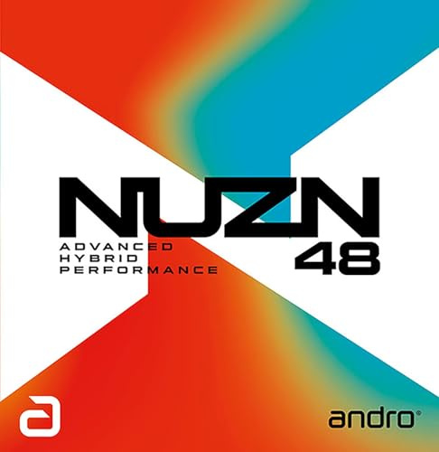 ANDRO NUZN 48 - Rivestimento per ping pong (nero, 2,1 mm)