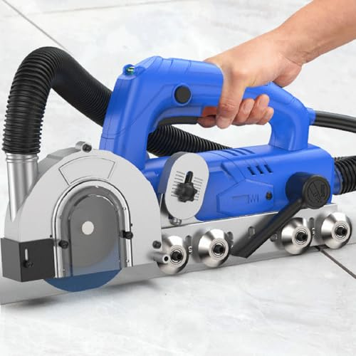 Pulitore per fughe di piastrelle da 1200 W, pulitore di precisione per fughe di piastrelle, velocità 9000 giri/min, strumento per la costruzione di giunti di bellezza, per fughe, docce, vasche da ba