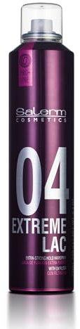 SALERM - Laca Pelo Profesional - Pro Line Extreme Hair Spray 04 - 300 ml - Fijación Extra Fuerte - Efecto Anti Humedad - con Filtro Solar UV - Conserva el Peinado más Tiempo