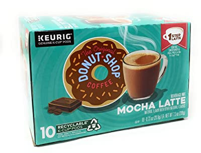 Donut Shop Mocha Latte Keurig K-Cup Pods - 10 count