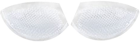 VASANA Atmungsaktive Silikon-BH-Einsätze, Brustvergrößerungspads, klebrige Brust-Push-Up-Pads, perforierter BH für Badeanzüge, Bikini-Kleid