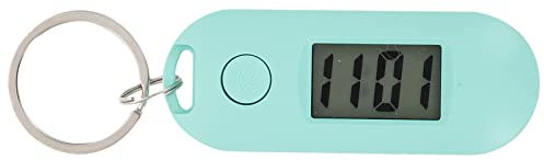 ULTECHNOVO Digital Taschenuhr Schlüsselanh?nger Uhr Leuchtend Kunststoff Tragbare Uhr Anh?nger Hellgrün Schlüsselbund Taschenanh?nger Studenten ?rzte Sanit? Geschenk