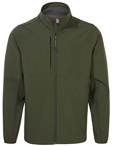 Craghoppers Mens Expert Basecamp Jacket Softshell, Dark Cedar, S