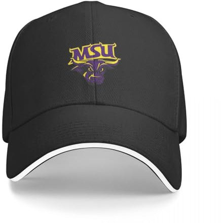 CWCMZDH Baseballmütze Baseballkappe Minnesota State University Mavericks Baseball Cap Sommerhut modische Anime Damen Herren