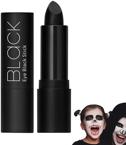 Umiocns Black Lipstick,Halloween Black Face Paint,Face Paint Pens,Black And White Face Paint,Matte Lipstick Long Lasting,Matte Lipstick And Lipliner, Matte Lip Gloss For For Women And Girls