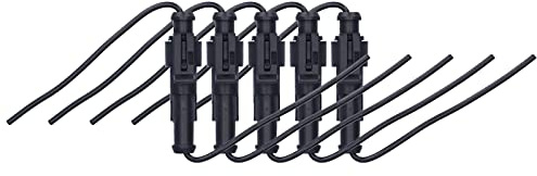 Marhynchus Conectores Eléctricos Impermeables, Conector Eléctrico Impermeable para Automóvil de 5 Piezas, Cable Eléctrico Automático con Enchufe de 2 Pines, Conectores de Bujía Automotriz