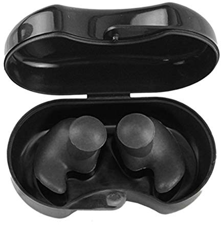 1 paire de bouchons d'oreilles réutilisables en silicone, bouchons d'oreilles anti-nez, bouchons d'oreilles réutilisables en silicone, bouchons d'oreilles portables pour enfants et adultes