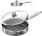 Poêle À Frire Antiadhésive | Poêles à Frire Casseroles Ustensiles de Cuisine Antiadhésifs - Casseroles En Acier Inoxydable Avec Couvercle Outils De Cuisson Pour Cuisinière À Induction Maison