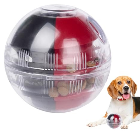 YNPQTDS - Pelota de golosinas, dispensador de comida interactiva, bola de golosinas para cachorros | para perros y cachorros de todas las razas, enriquecimiento y calmante en interiores