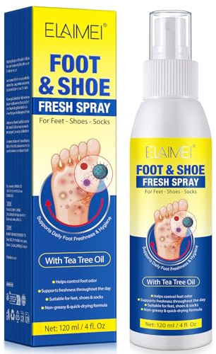 Foot Care Spray Odour Control Foot Treatment, Helps Prevent Feet Infections, Promotes Healthier Feet, Clean Feet Sockes,Shoes