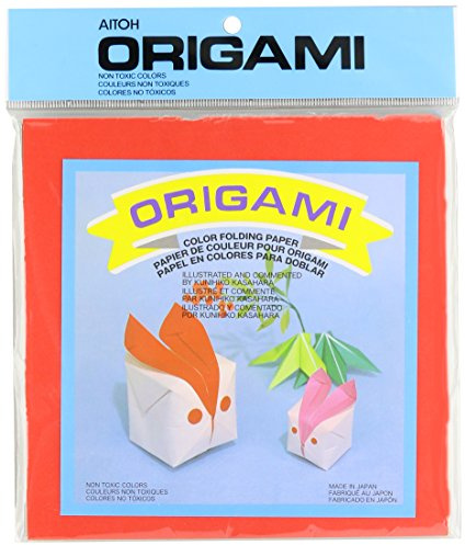 Aitoh Origami Paper 7X7 100/Pkg, Assorted Colors
