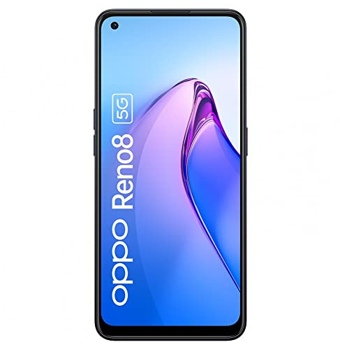 OPPO Reno 8 16,3 cm (6.4) SIM Doble Android 12 5G USB Tipo C 8 GB 256 GB 4500 mAh Negro