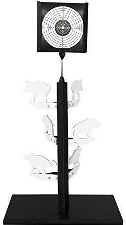 MF Zielständer für Luftgewehre und Luftpistolen - Schwarz