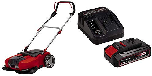 Einhell Spazzatrice a Batteria Te-Sw 18/610 Li-Solo Power X-Change + 2,5 Ah Power X-Change Batteria
