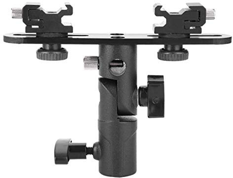Blitzhalterung, Blitzschiene, Blitzschuh-Blitzgerät-Ständer Regenschirmhalter Lichtstativ-Halterung 1/4'' Bis 3/8'' Kompatibel Für Blitz Lichtstativ Stativ Regenschirm