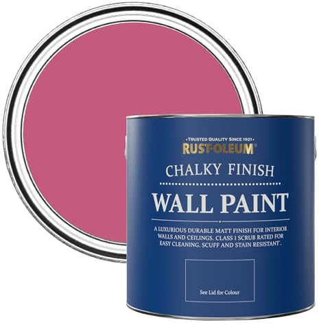 Rust-Oleum Pink Matt Emulsion Wall Paint - Raspberry Ripple 2.5L