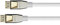 Python Cable DisplayPort 2.0 Premium - 2 m - 54 Gbps, UHBR 13.5-4K @240 Hz / 8 K @60 Hz, conductor de cobre, trenzado de nailon - blanco