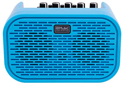 Unique Mini Amplificador de Guitarra, Amplificador de Guitarra eléctrica Recargable inalámbrico de 10 W con Efectos de retardo/distorsión, para práctica en casa y Fiesta de música