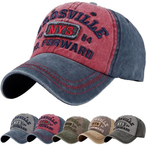 Gorra de Béisbol de Secado Rápido Hombres Mujeres Gorras De Hombre 100% Algodón Gorra Hombre Ecológico Gorra Mujer Gorras De Hombre Verano (NYS - Borgoña)