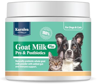 Goat Milk PLUS | Super Premium Powder Plus Probiotics and Postbiotics for Dogs and Cats | Naturally Prebiotic | Healthy Gut and Immune System | The only Goat Milk Powder with Beneficial Bacteria