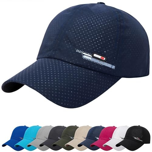 Casquette de Baseball Anti Soleil Coton Baseball Cap Casquette de Baseball Réglable Unisexe Unisexe Réglable Chapeau Soleil Golf Sports