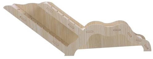 TOYANDONA Maison Bois pour Hamster Échelle et Cachette Habitat pour Hamsters et Gerbilles Nid Décoratif pour Cage