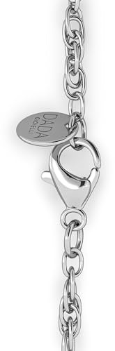 Dada Gioielli - Collar con cadena de extensión de acero hipoalergénico ajustable 10 cm