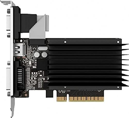 Palit NVIDIA GT730 GeForce Grafikkarte(PCI-e, 2GB GDDR3 Speicher, VGA, DVI, HDMI 1 GPU, 64bit) Palit PCI-E GT730 2048MB Passive 64bit DDR3 DVI/HDMI/VGA
