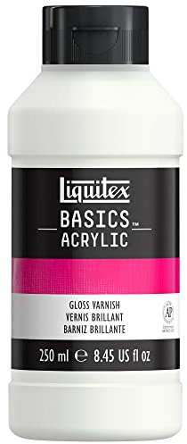 Liquitex BASICS Gloss Varnish, 250ml (8.4oz) Bottle