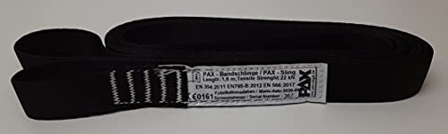 PAX Bandschlinge, 180cm, schwarz
