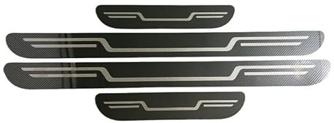 eonet 4 Piezas Acero Inoxidable Umbral de Puerta de Coche para Mitsubishi ASX, Decoración para Estribos Coche, Protector Umbral Puerta Antiarañ Antideslizante