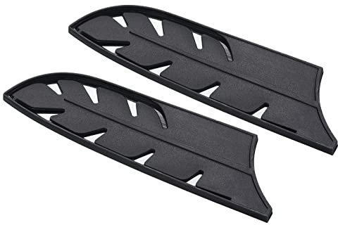 PATIKIL Plástico Seguridad Cuchillo Funda Mangas para 7 Santoku Cuchillo, 2 Paquete Cuchillos Filo Guardia Cuchilla Protector Universal Cuchillo Funda para Cocina, Negro