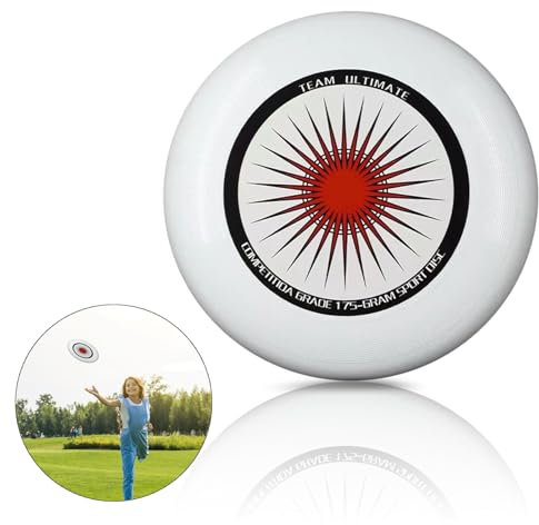 Sykerout Frisbee (175 g),Frisbee Scheibe,Ultimate Frisbee,Wettkampf-Frisbee Funsport im Freien Fairway Driver, Distance Driver Freizeitspieler und Profis gleichermaßen (A)