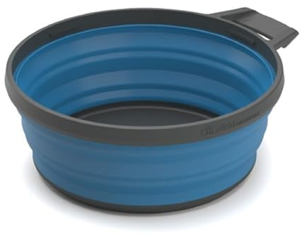 GSI Outdoors Escape Bowl 79234 - Cuenco plegable de silicona para camping, 650.6 ml, color azul