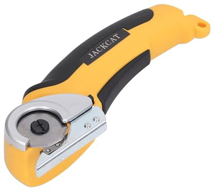 Cordless Electric Scissors Auto Blade Electric Cardboard Box Cutter 6mm Max Cutting Size, ABS Handle Stainless Steel Blade Handheld Electric Craft Scissors for Cloth 2000mAh Reachargeable